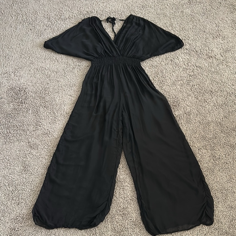 MADE IN ITALY silk Jumpsuit - Picture 2 of 10